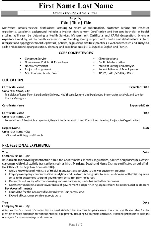 Consultant Resume Sample & Template