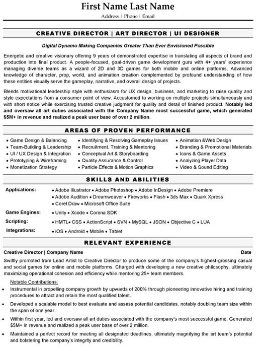 Graphic Designer Resume Sample / Resume Profile Summary For Resume