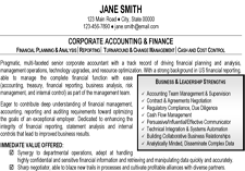 Accounting & Finance Resume