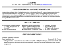 Administration Resume